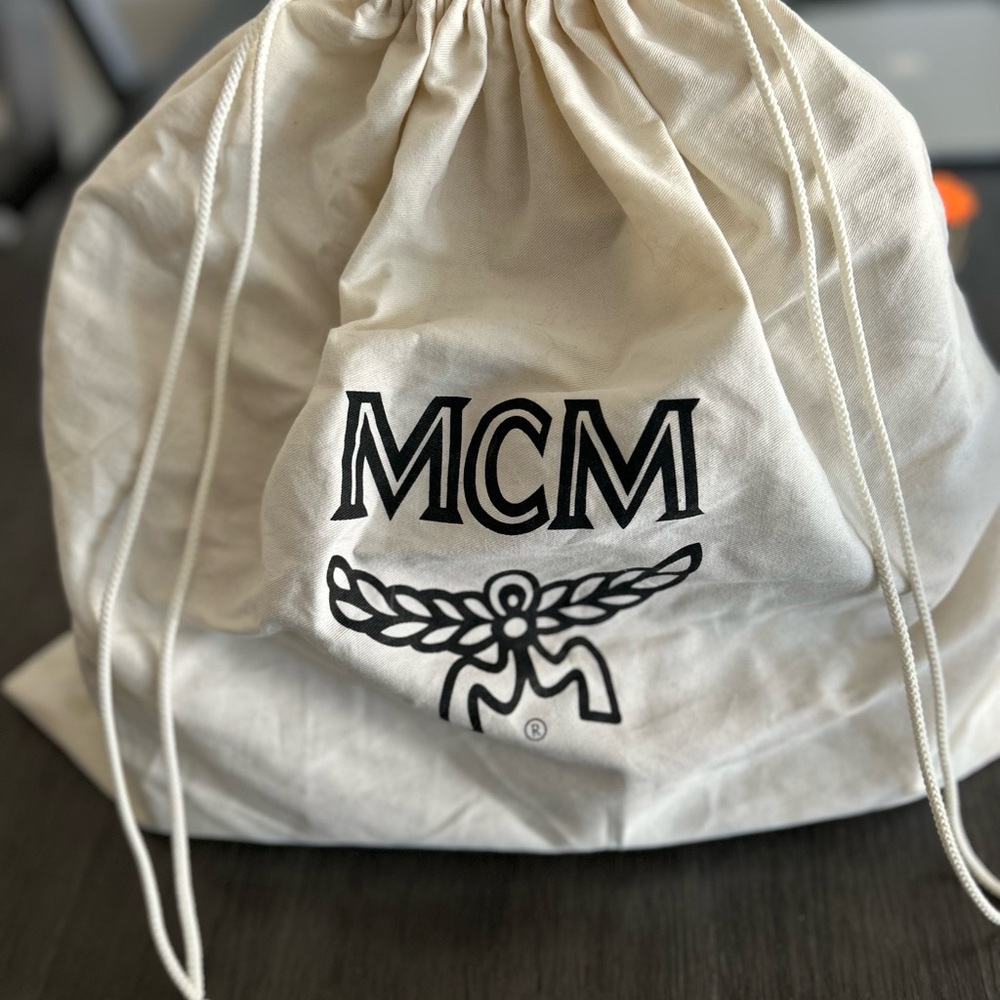 MCM top handle bag